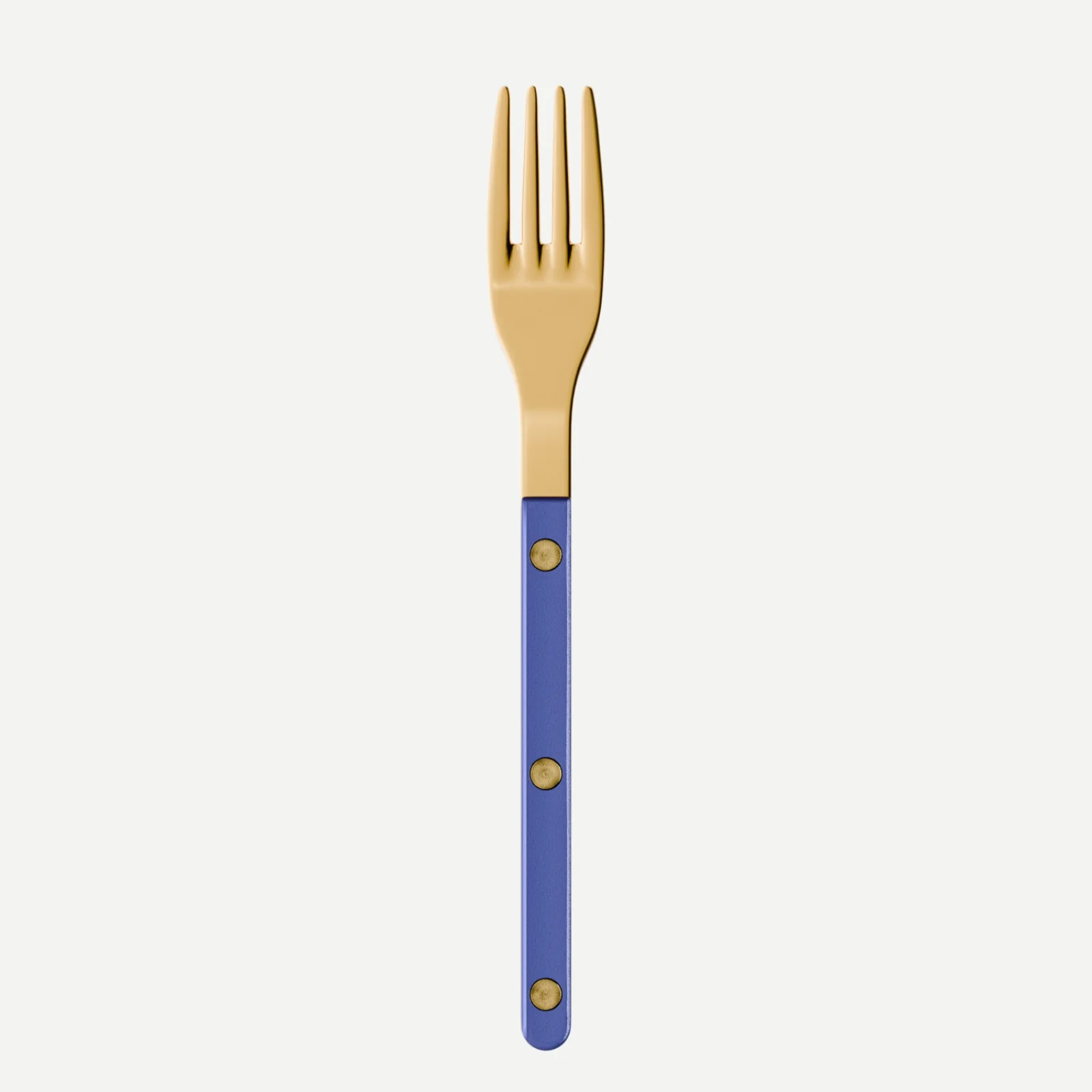 Bistrot Gold Pearly, Bleu outremer - Fourchette à dessert