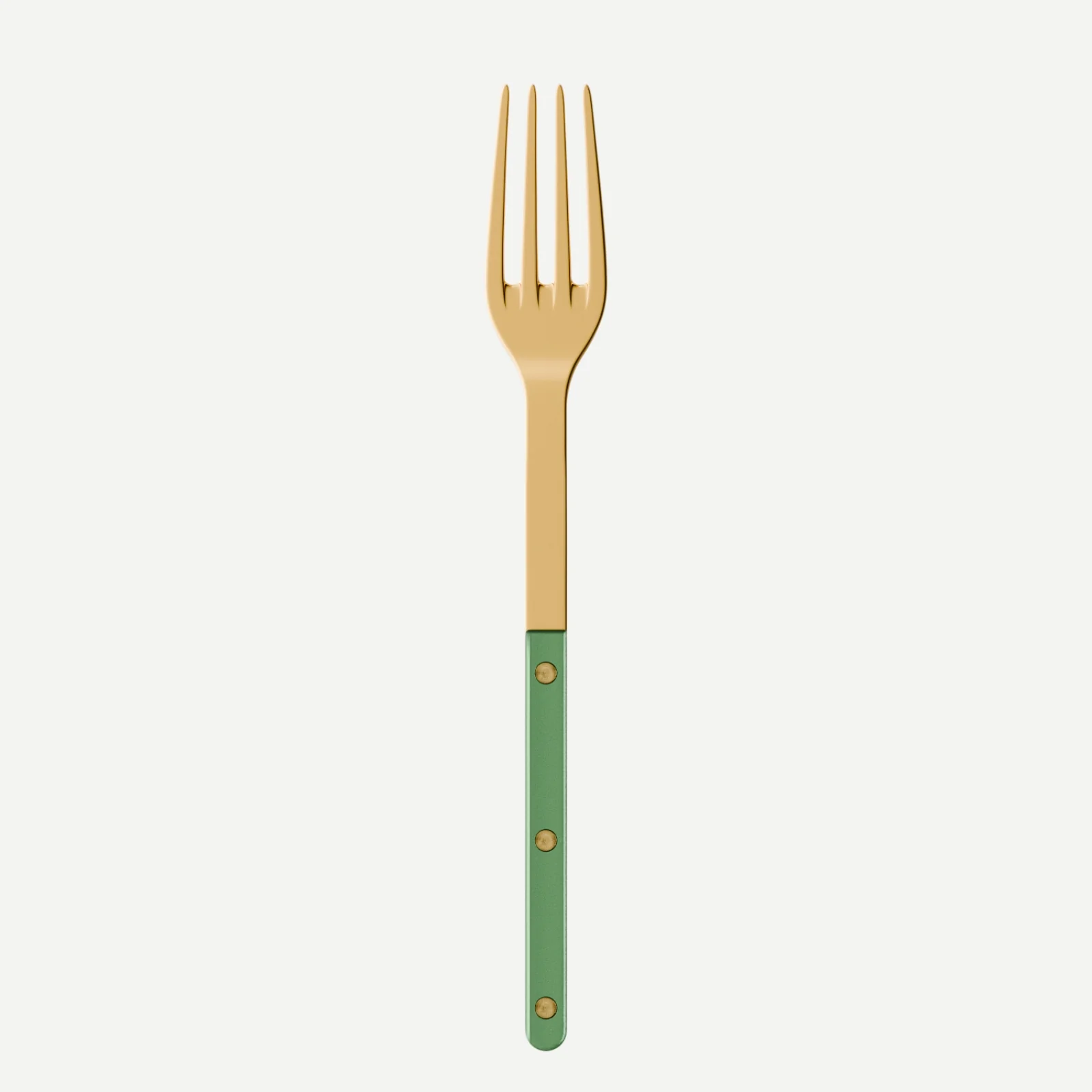 Bistrot Gold Pearly, Vert jardin - Fourchette de service
