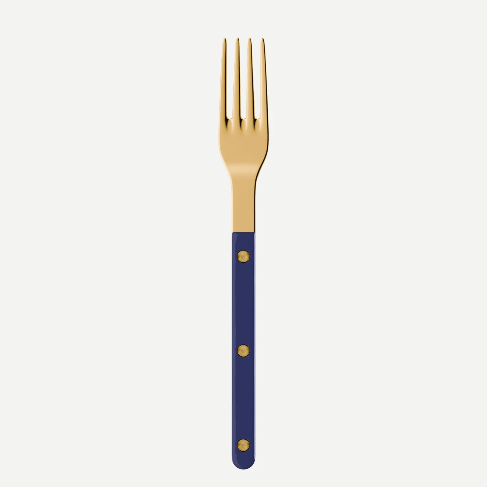 Bistrot Gold Uni, Bleu marine - Fourchette de table