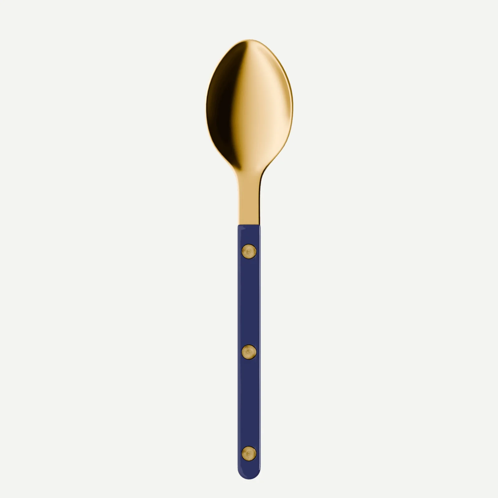 Bistrot Gold Uni, Bleu marine - Cuillère à dessert