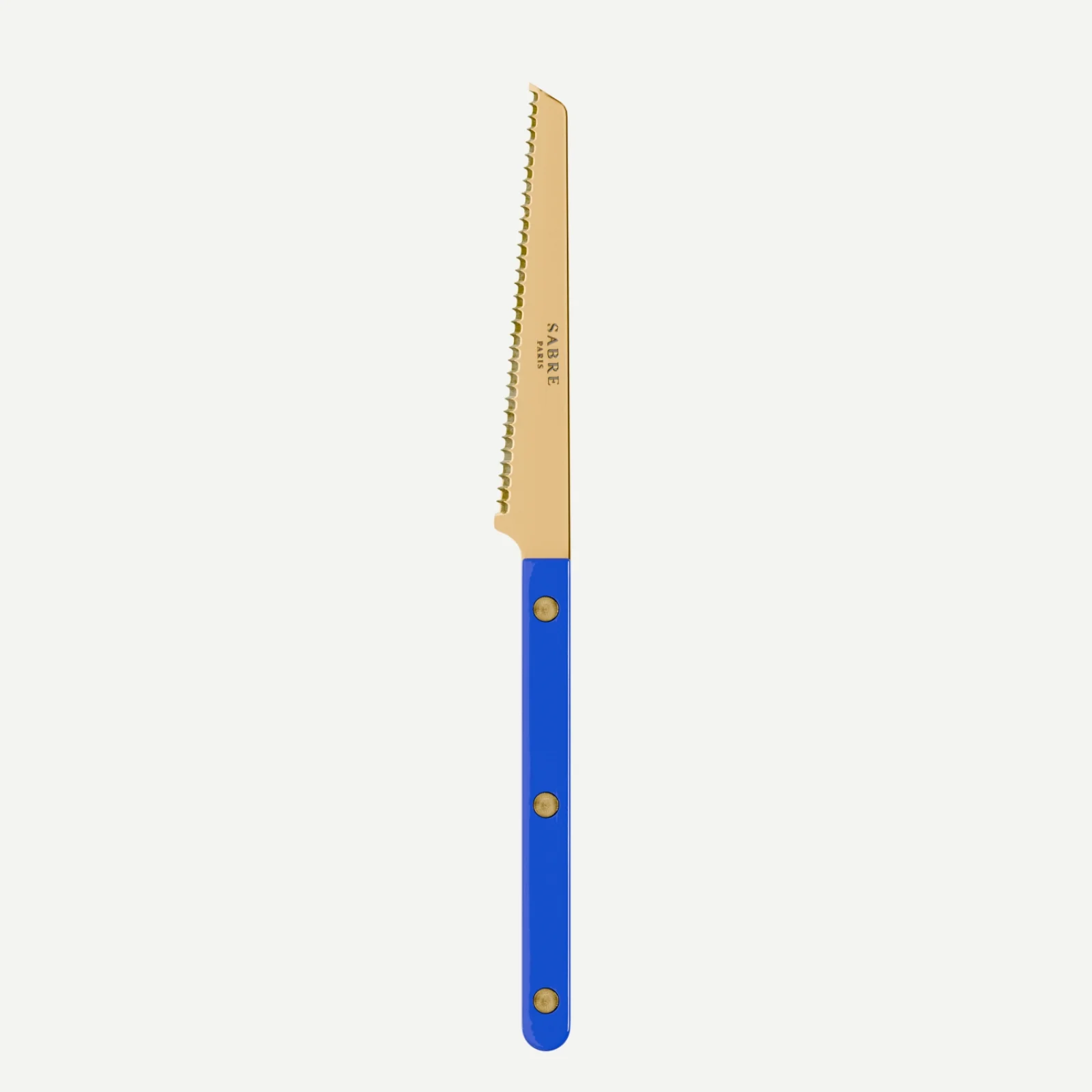 Bistrot Gold Uni, Bleu outremer - Couteau à tomate