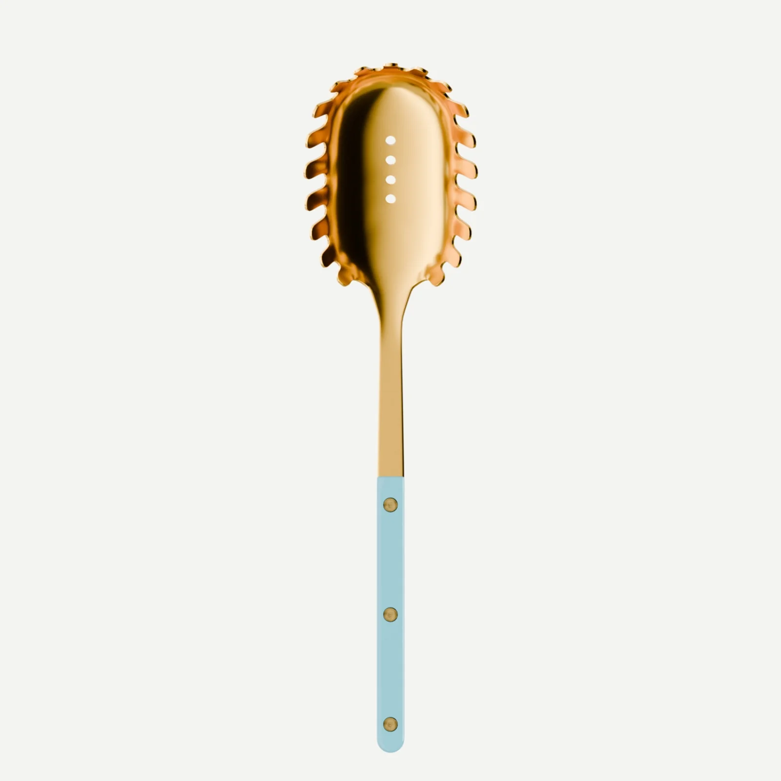 Bistrot Gold Uni, Bleu pastel - Cuillère à spaghetti