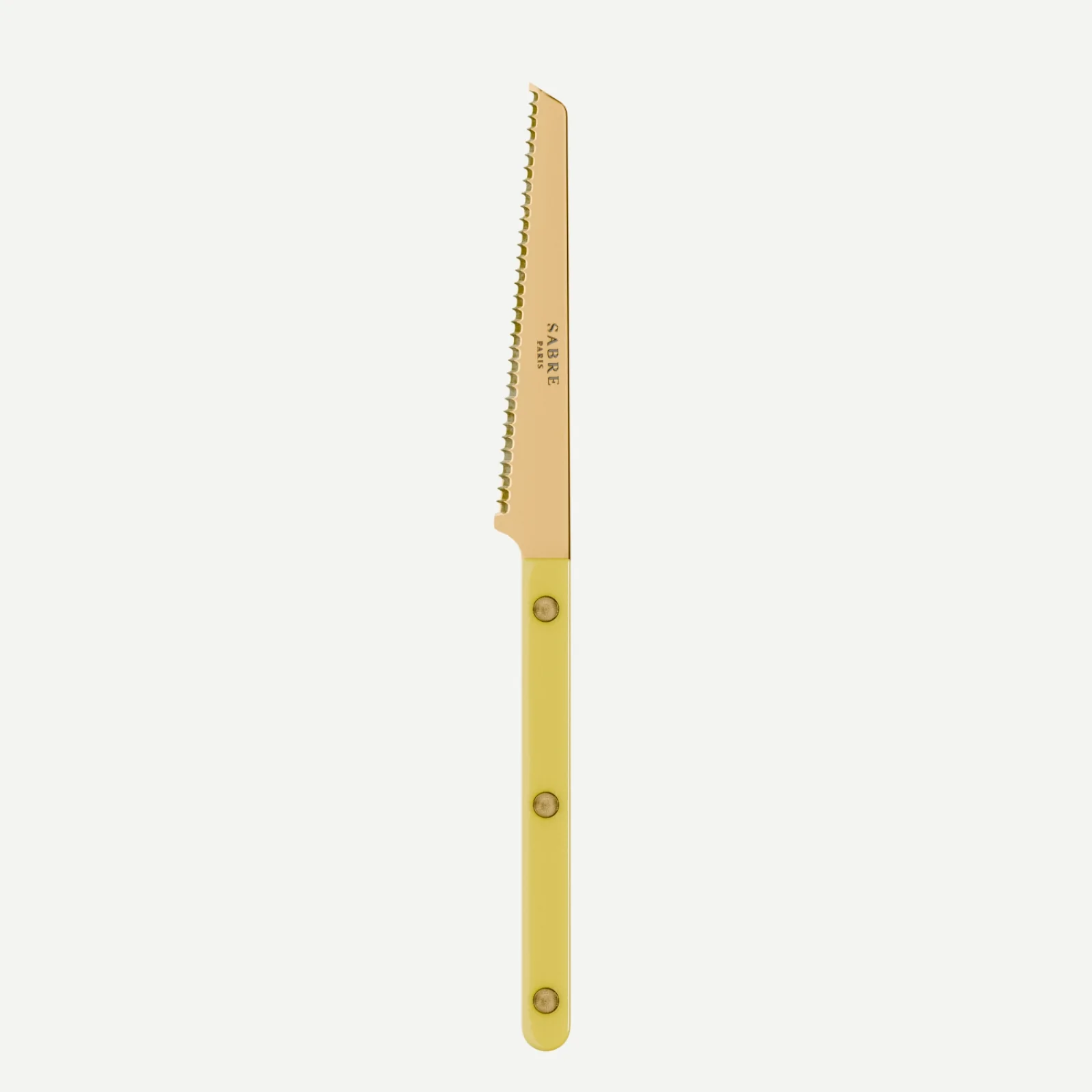 Bistrot Gold Uni, Jaune - Couteau à tomate