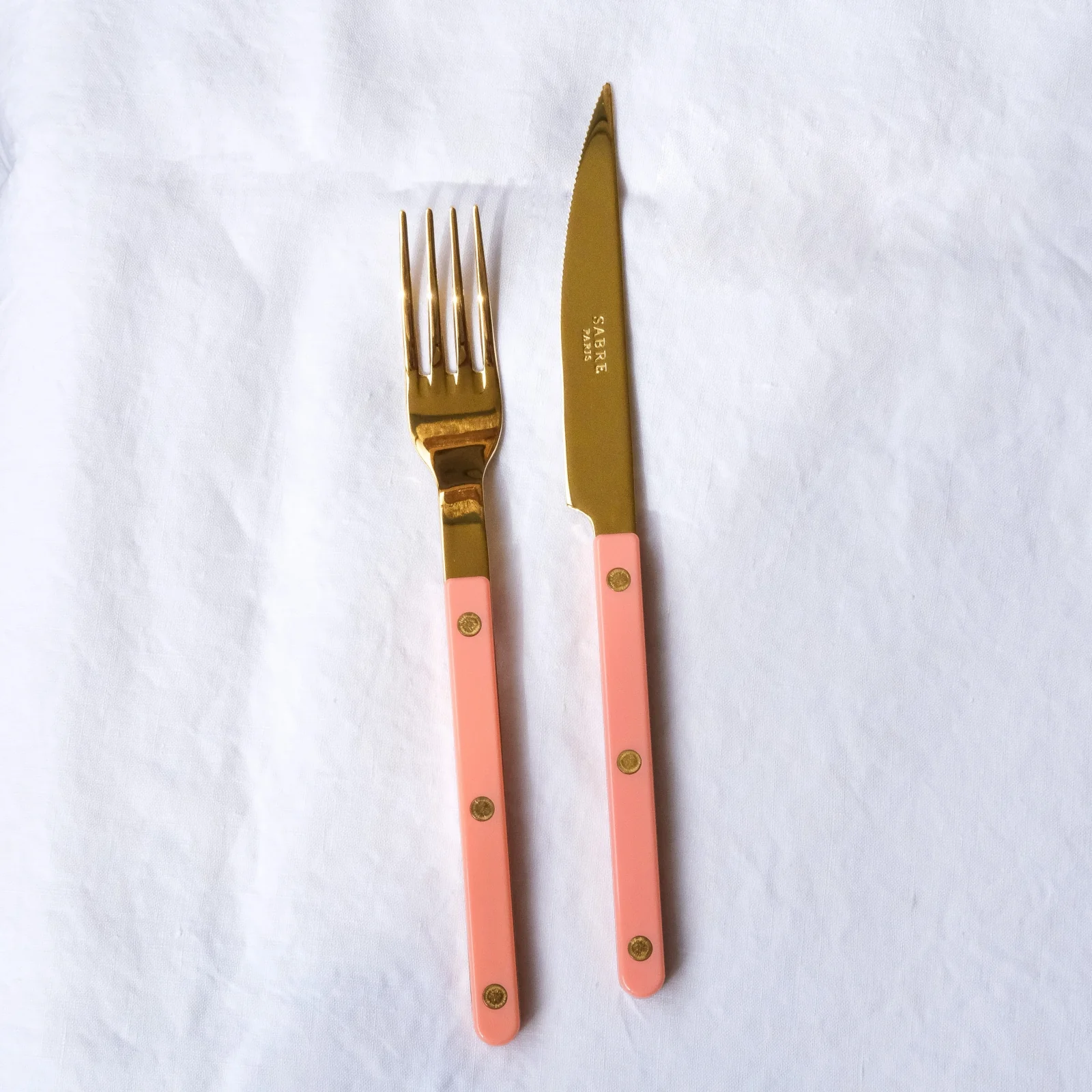 Bistrot Gold Uni, Rose nude - Ménagère 24 pièces - Image 3