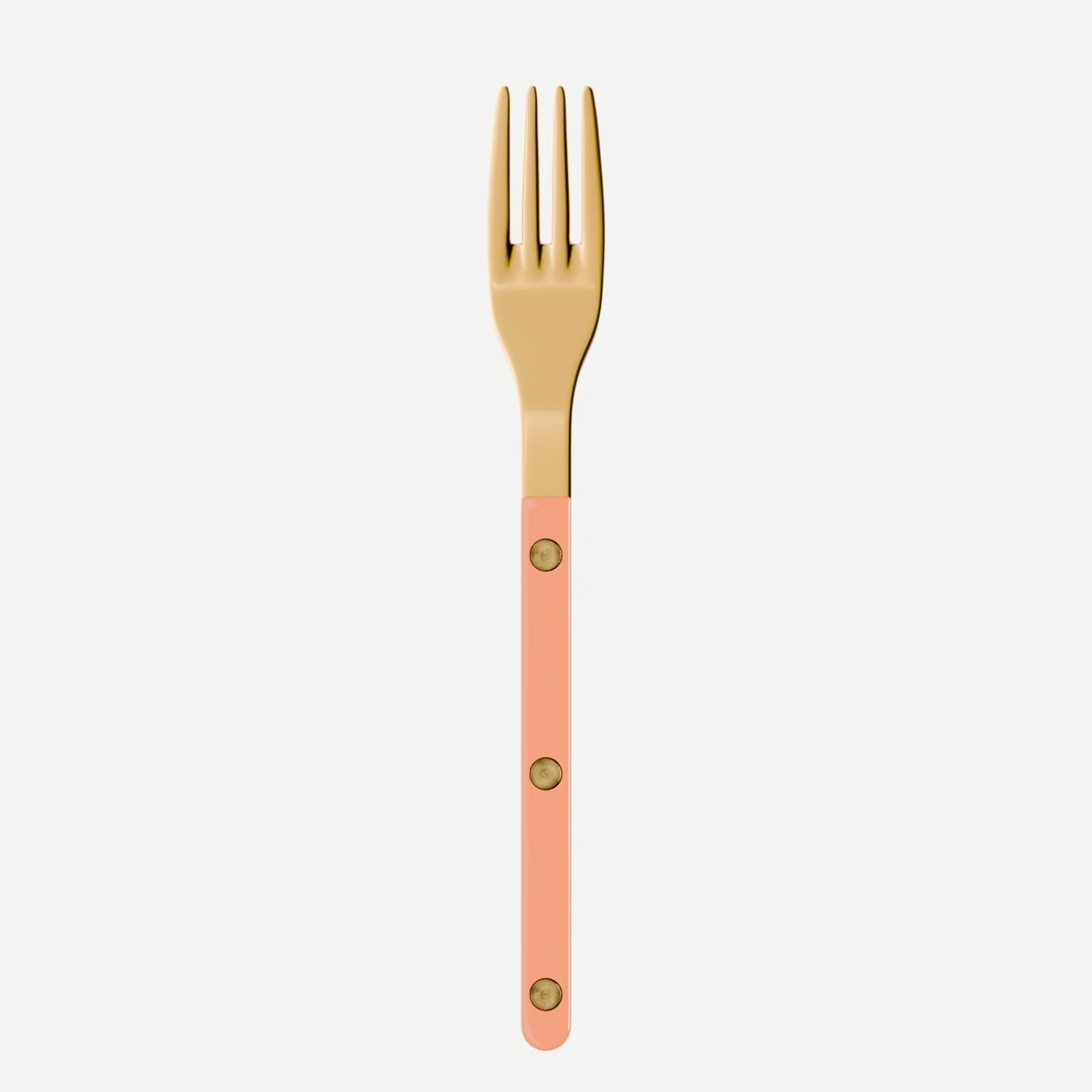 Bistrot Gold Uni, Rose nude - Fourchette à dessert