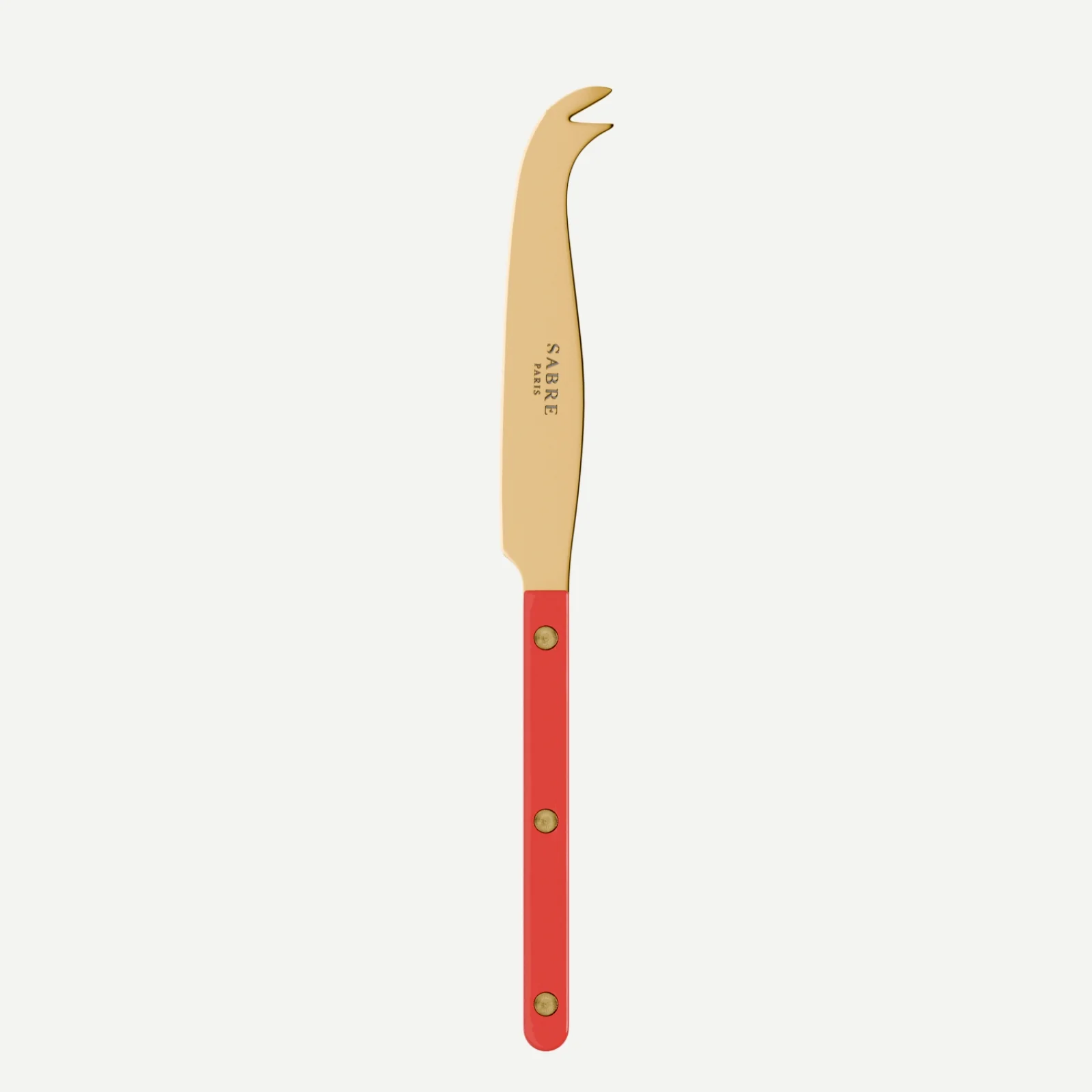 Bistrot Gold Uni, Rouge - Couteau à fromage GM