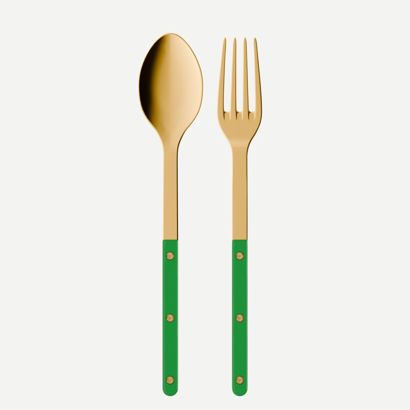 Bistrot Gold Uni, Vert jardin - Couverts de service