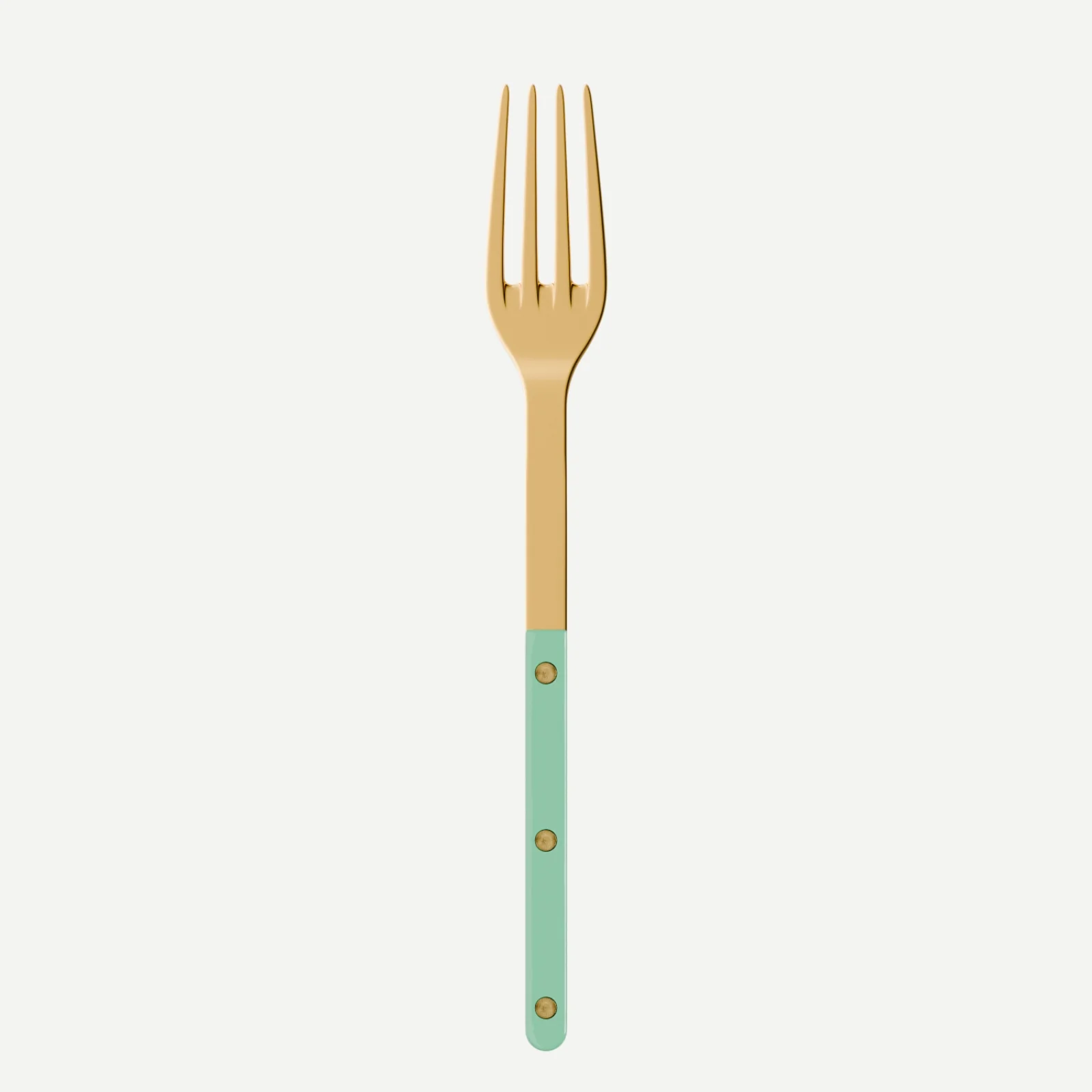 Bistrot Gold Uni, Vert pastel - Fourchette de service