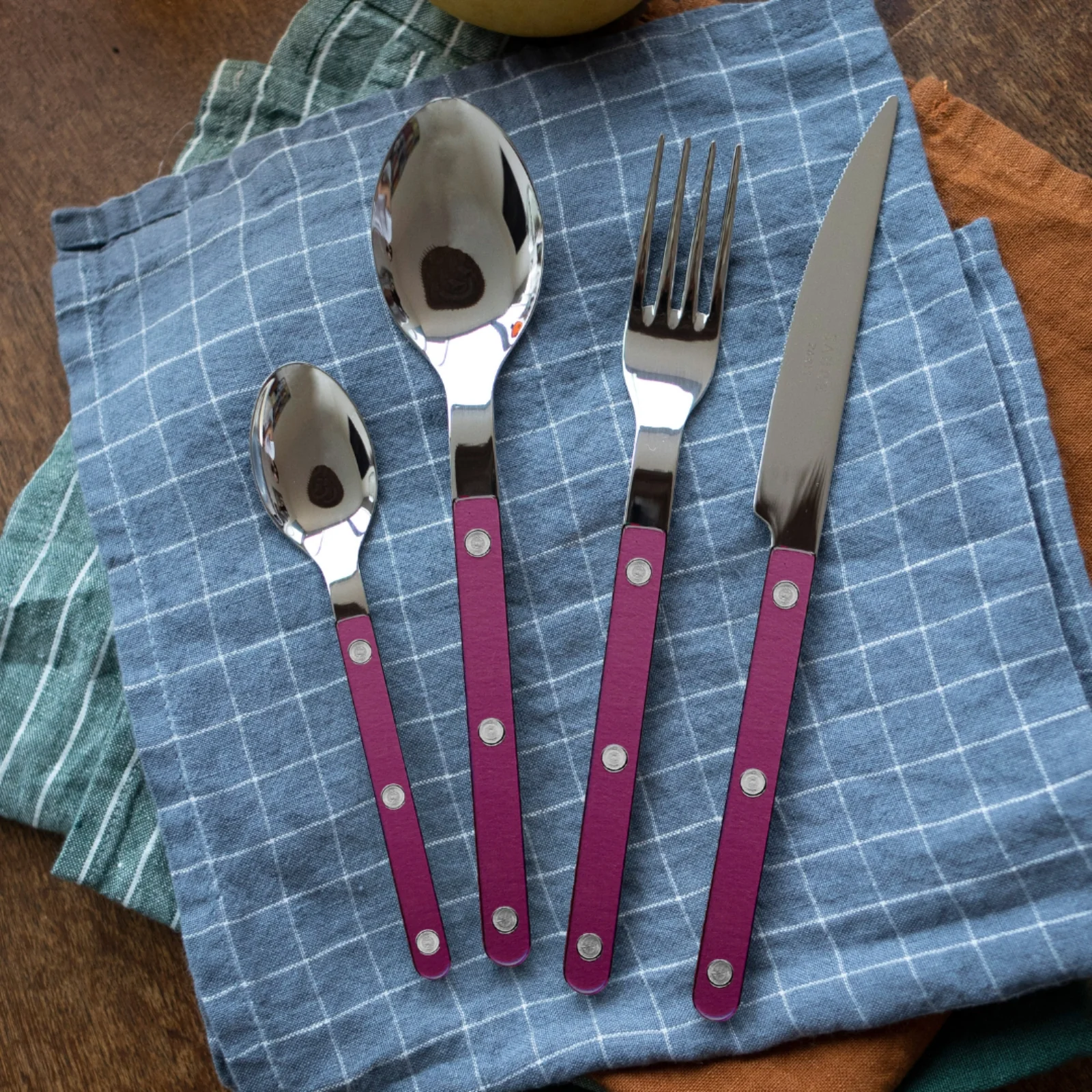 Bistrot Pearly, Aubergine - Fourchette de table - Image 2