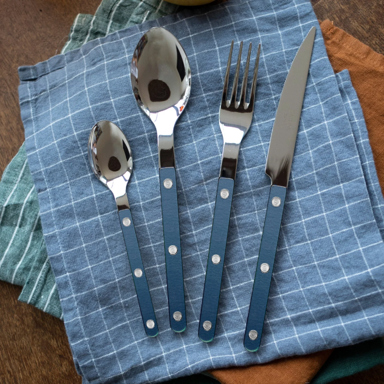 Bistrot Pearly, Bleu nuit - Couteau de table - Image 2