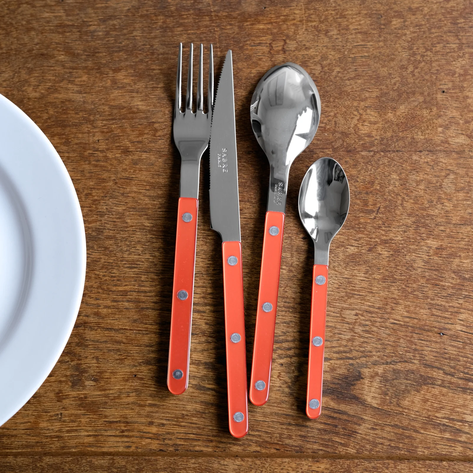 Bistrot Pearly, Orange - Couteau de table - Image 2