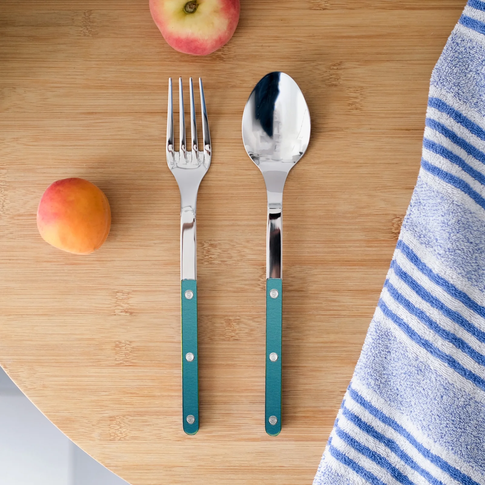 Bistrot Pearly, Turquoise - Fourchette de service - Image 2