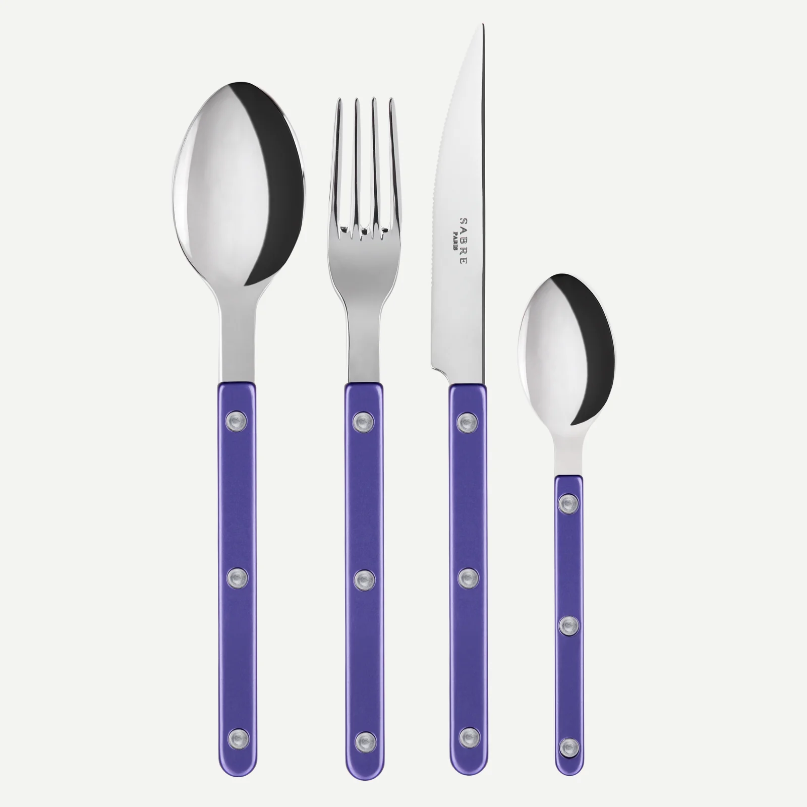 Bistrot Pearly, Violet - Ménagère 48 pièces