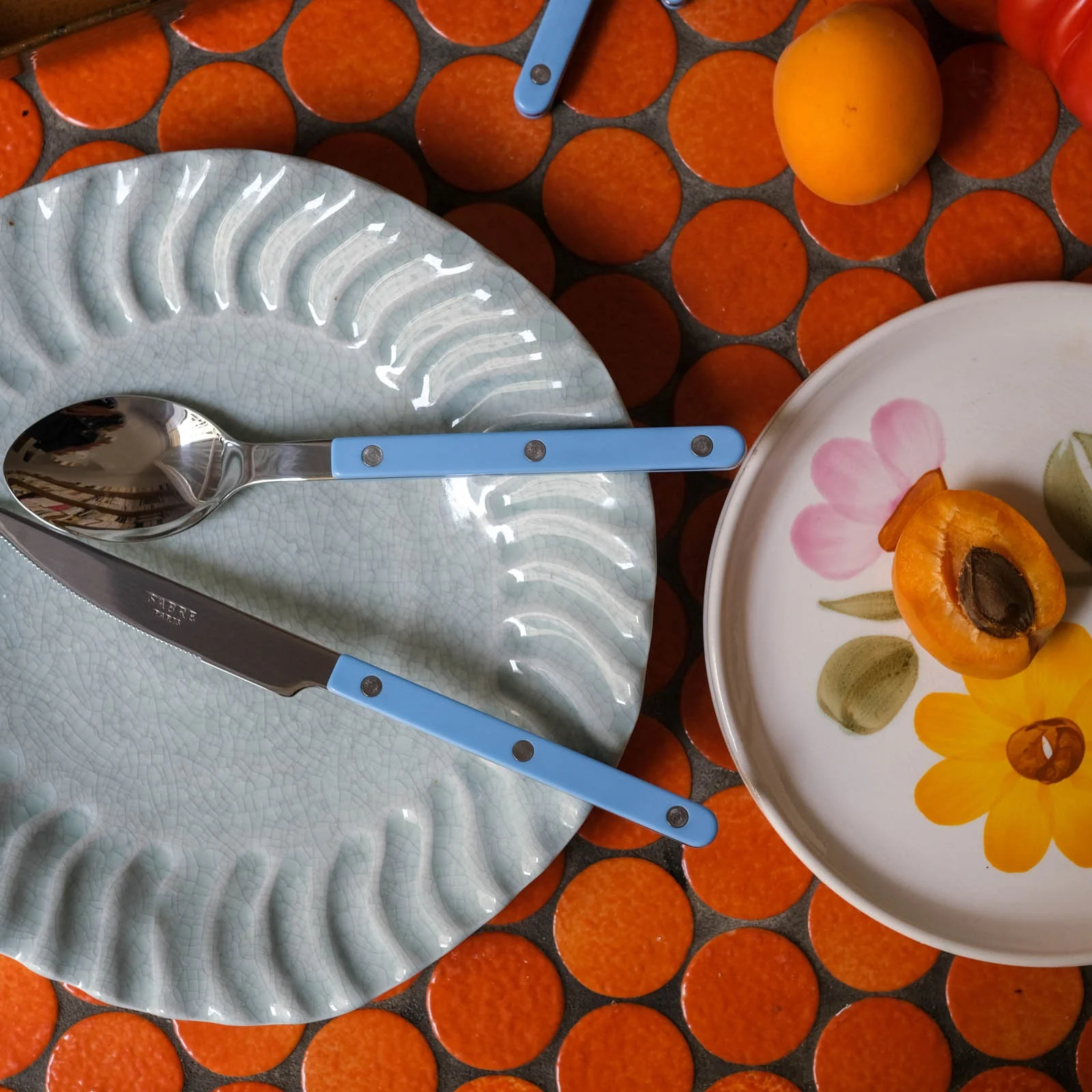 Bistrot Uni, Bleu pastel - Petite cuillère - Image 3