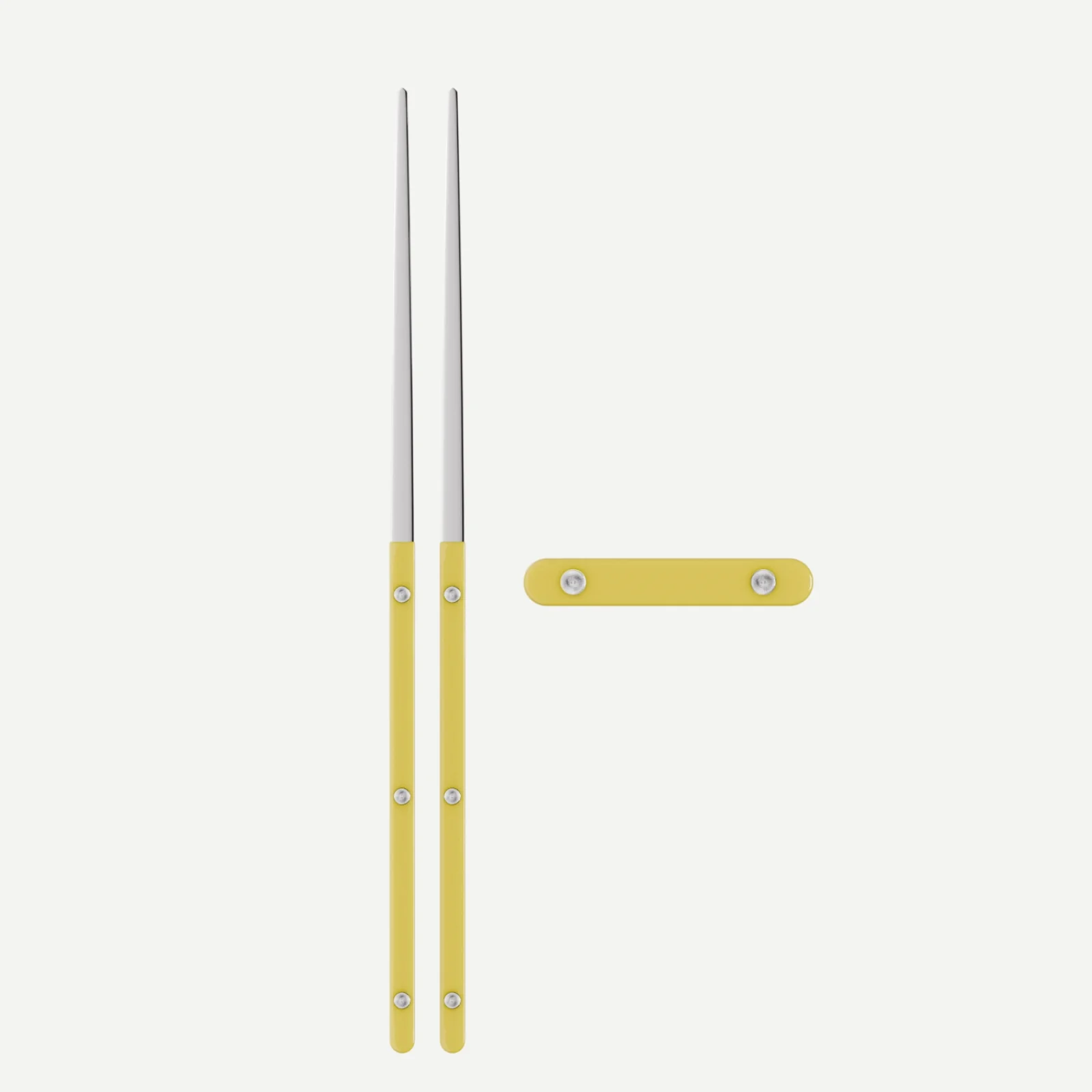 Bistrot Uni, Jaune - Set baguettes