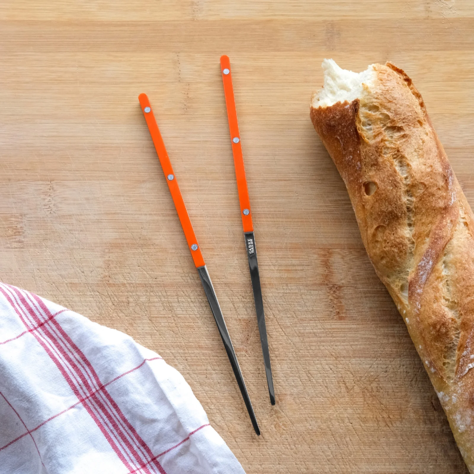 Bistrot Uni, Orange - Paire de baguettes - Image 2