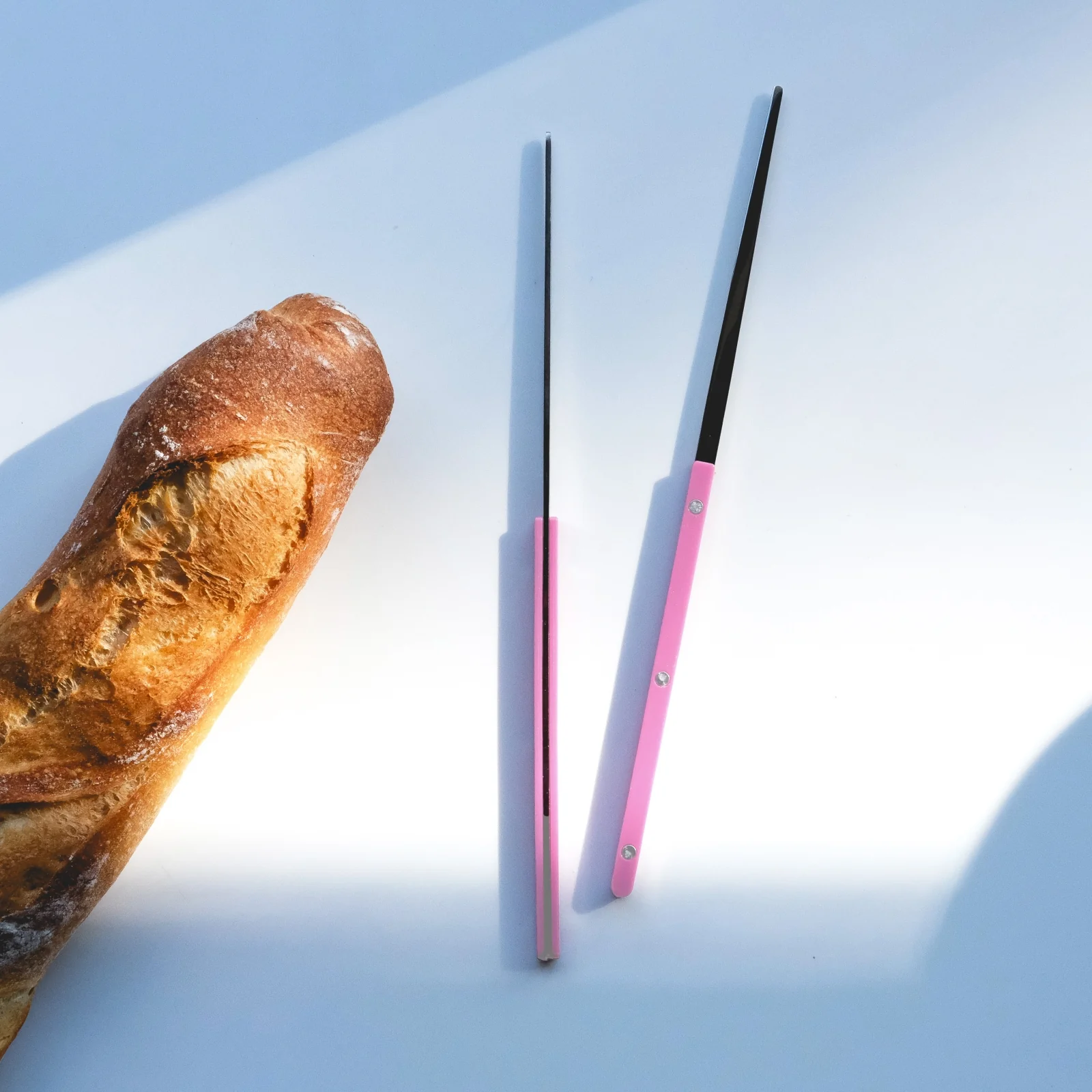Bistrot Uni, Rose - Paire de baguettes - Image 2