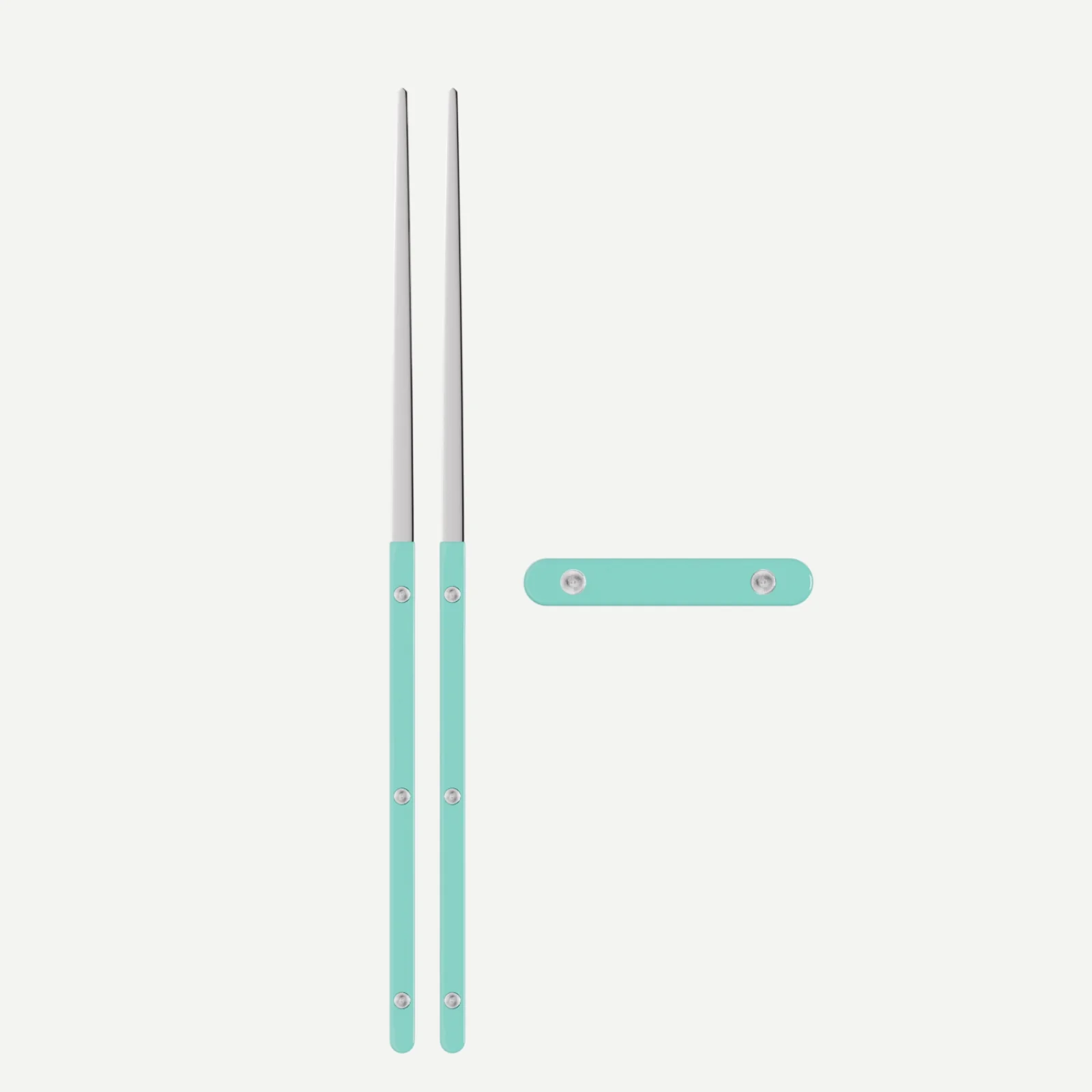 Bistrot Uni, Turquoise - Set baguettes