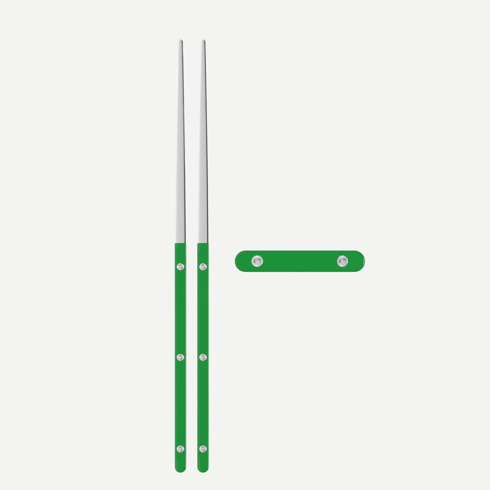 Bistrot Uni, Vert jardin - Set baguettes