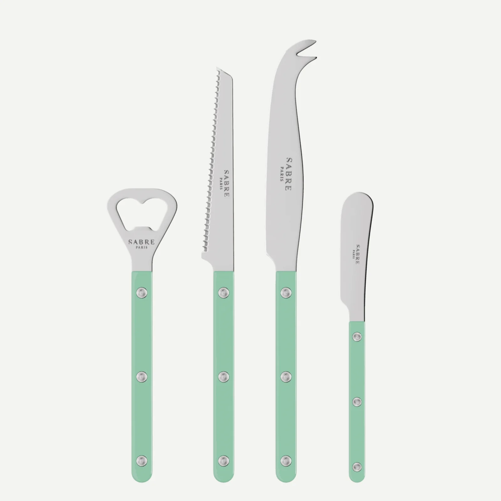 Bistrot Uni, Vert pastel - Set apéro Bistrot