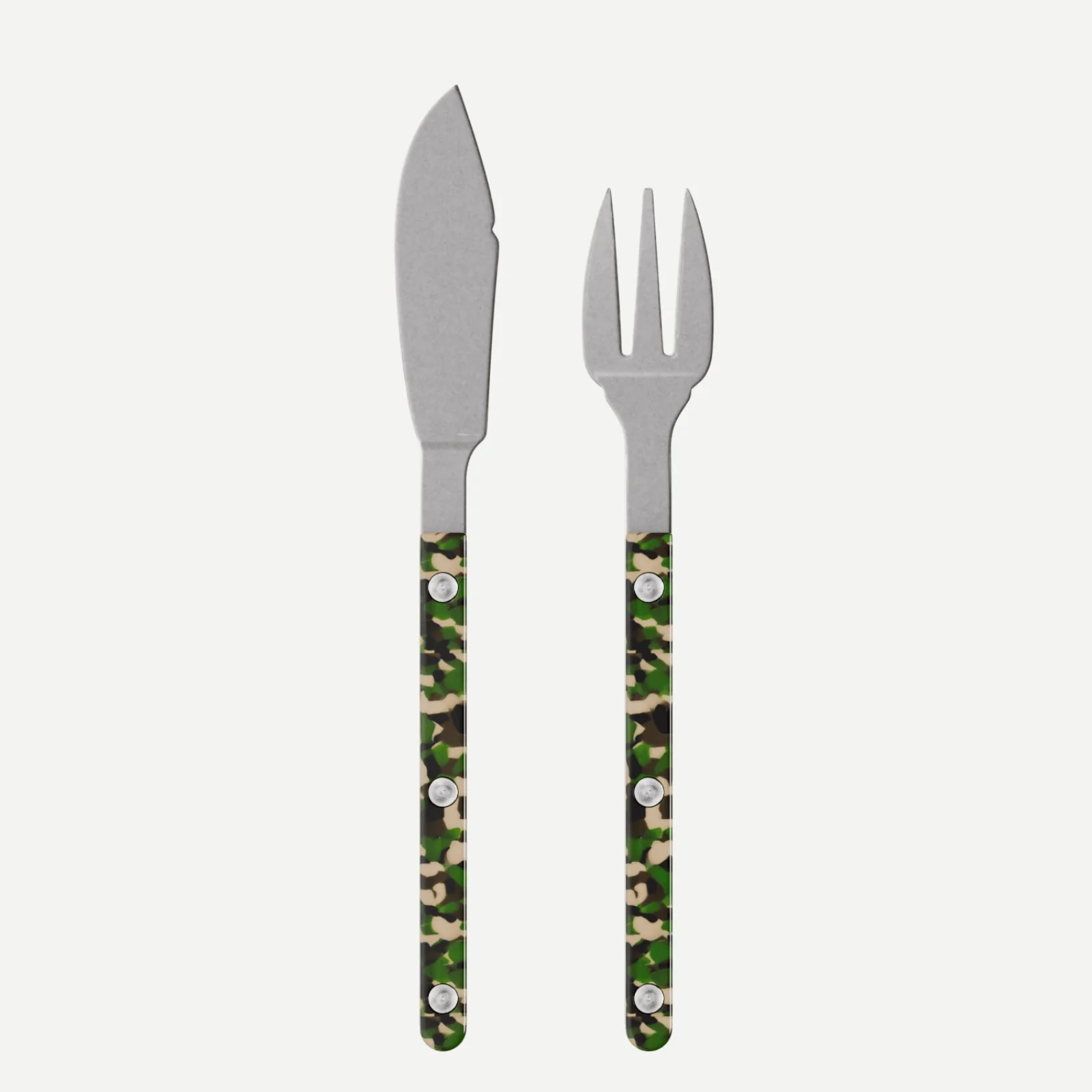 Bistrot Vintage Camouflage, Camouflage - Couverts à poisson