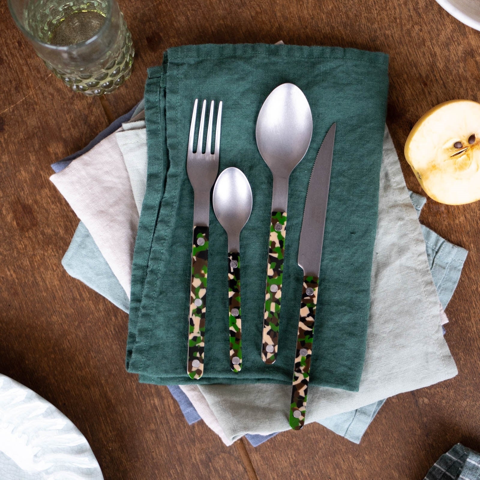 Bistrot Vintage Camouflage, Camouflage - Couteau de table - Image 2