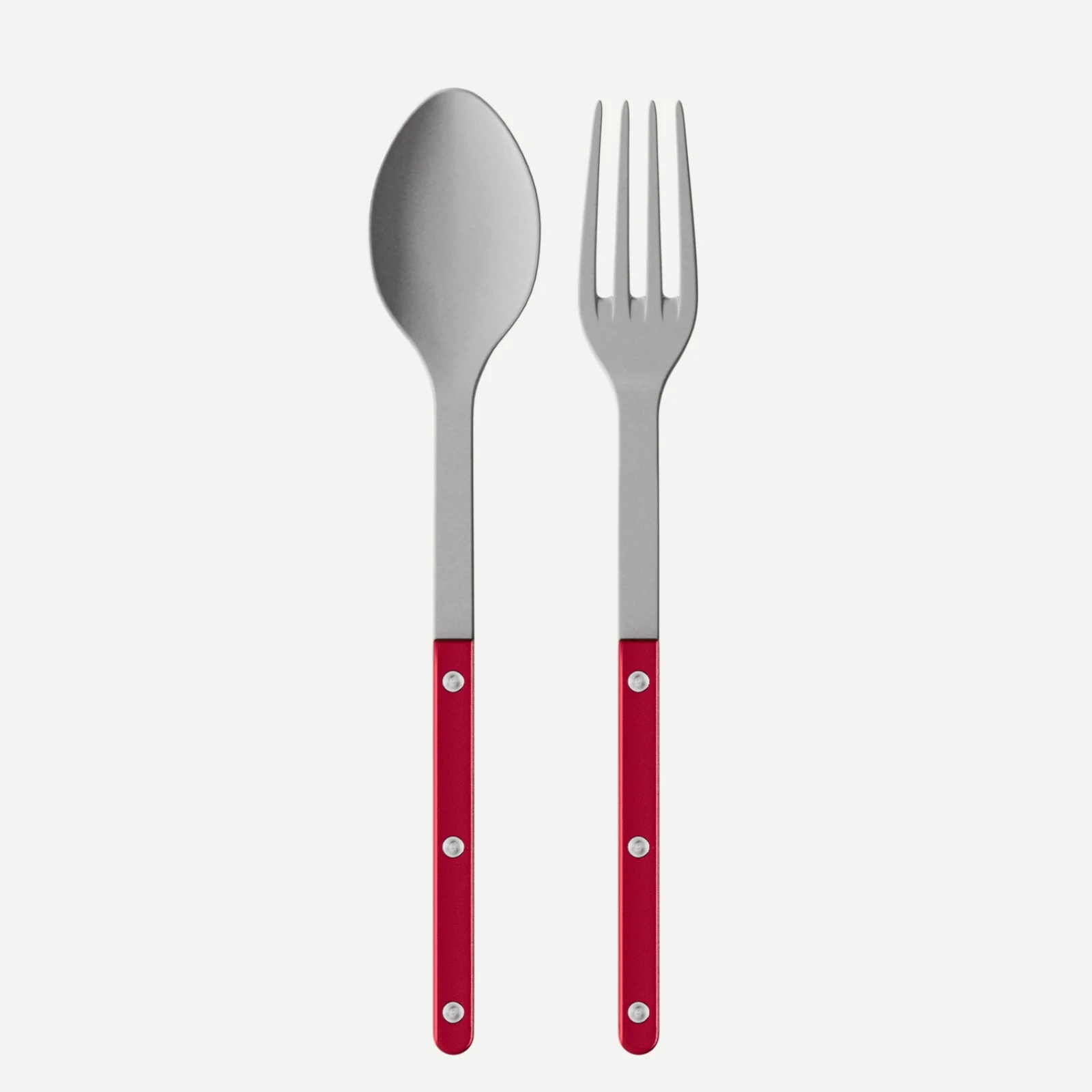Bistrot Vintage Pearly, Rouge - Couverts de service