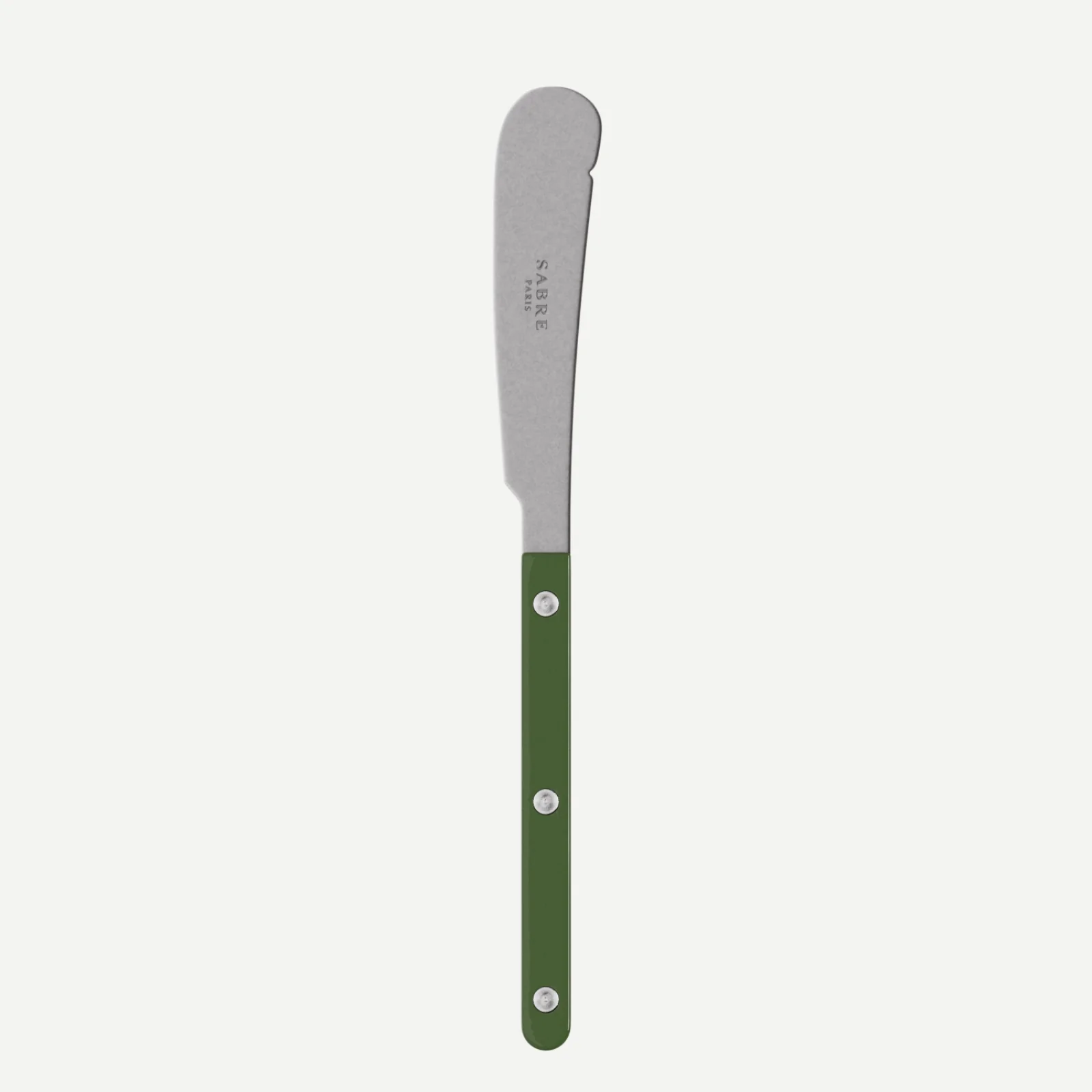 Bistrot Vintage Uni, Vert - Couteau à beurre