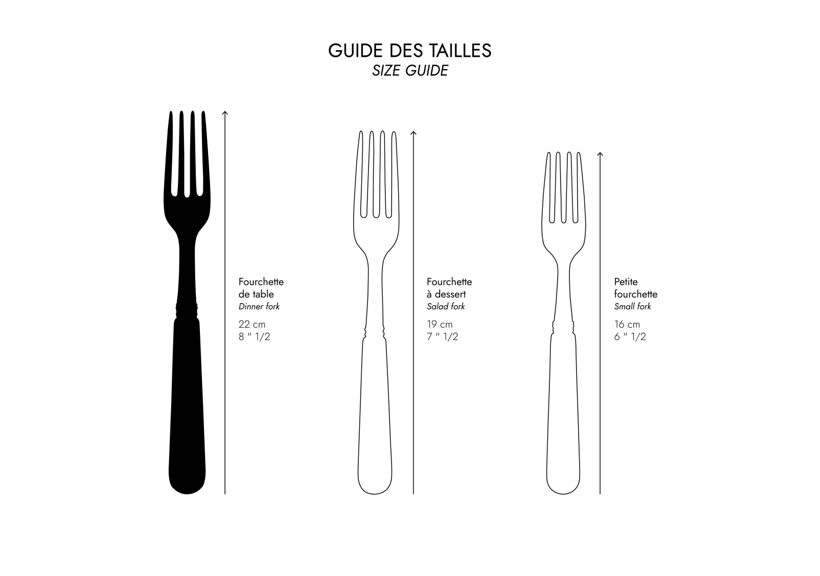 Bistrot Vintage Uni, Bleu marine - Fourchette de table - Image 6
